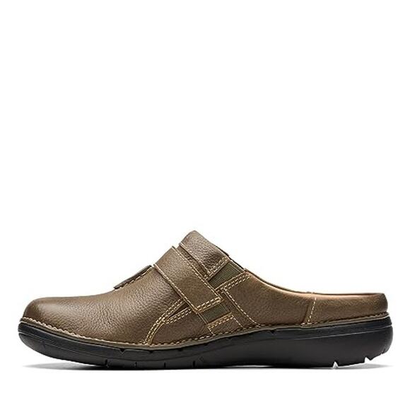 NWT Clarks Unisex Un Loop Ease Sneaker, Dark Olive-Size 6.5 US Women - Picture 3 of 4